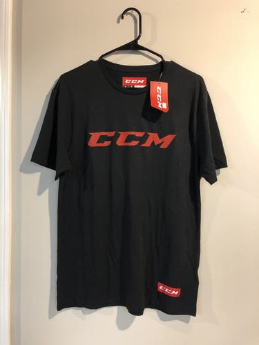 NEW CCM Core Short Sleeve Tee Men's Small (Black)