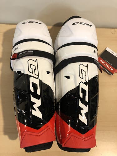 NEW CCM Jetspeed FT485 Shin Guards 13"
