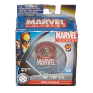 Wolverine #5 Marbs Marble + Base Series 1 - Marvel Comics Universe by Jakks 2009