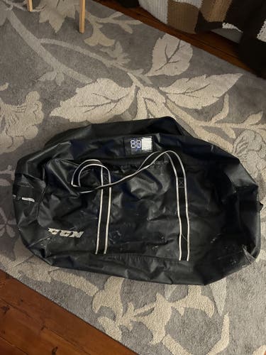 Used Black CCM Goalie Bag
