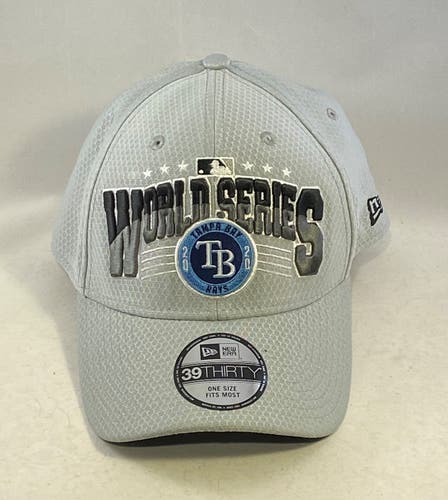 New Era 39Thirty MLB Tampa Bay Rays 2020 World Series Flex Fit Baseball Hat New