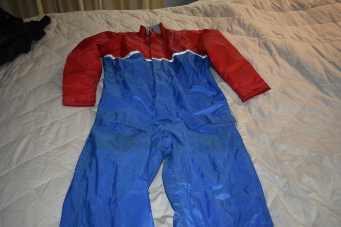 Vetter Winter Sports Snow/Ski Suit, Red/Blue, Medium