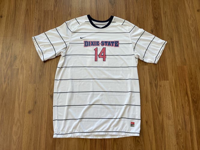 Dixie State Trailblazers #14 NCAA SUPER AWESOME Football Size XL Soccer Jersey!
