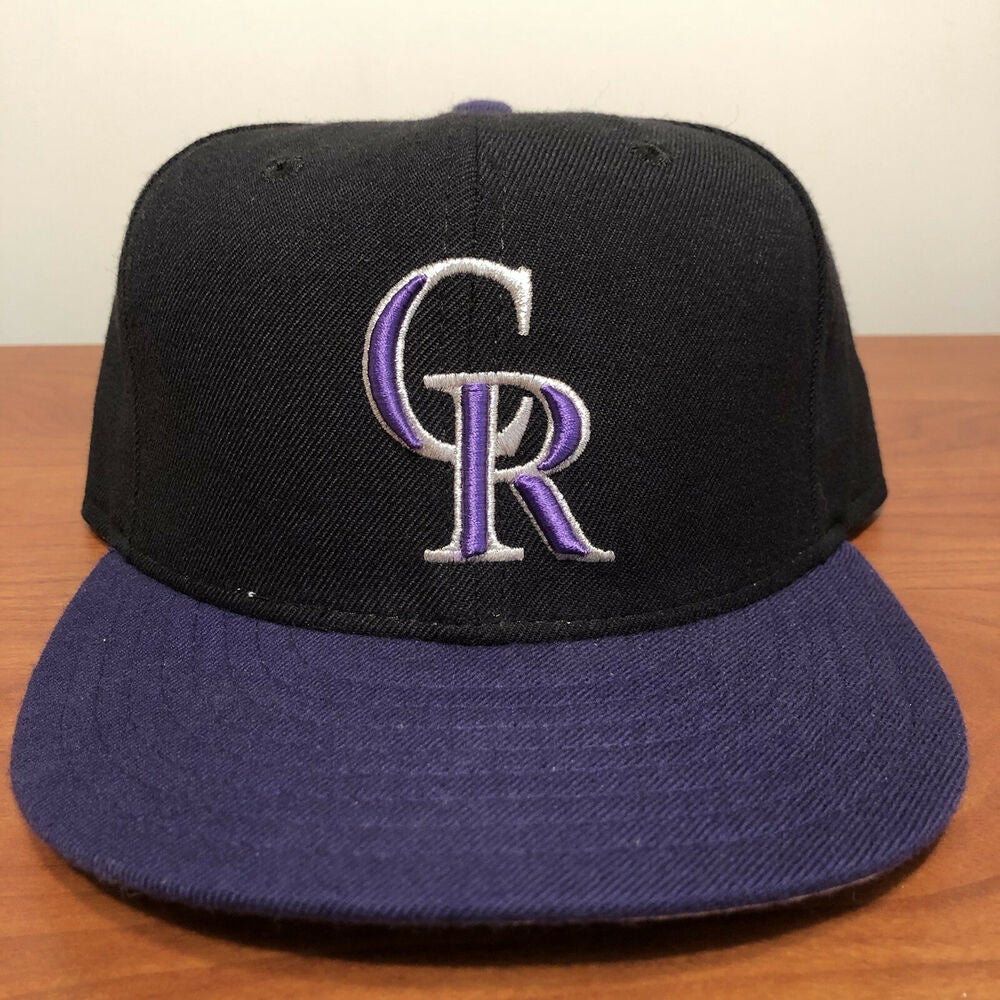 Colorado Rockies Hat Baseball Cap Fitted 7 3/8 New Era Vintage 90s