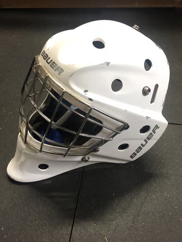 Used Bauer NME 8 Goalie Mask