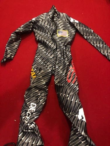 Descente padded ski suit