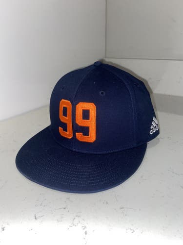 Wayne Gretzky 99 Edmonton Oilers SnapBack Adidas Navy