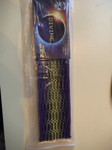 New The mesh dynasty Divine nine HEXAGON lacrosse mesh IROQUOIS NEW