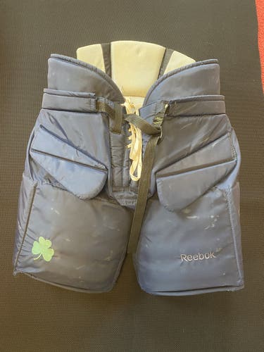 Pro Stock Return NCAA Notre Dame Ice Hockey Goalie Pants Large