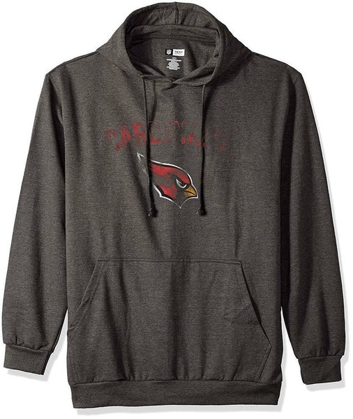 Arizona Cardinals NFL Faded Print Pullover Hoodie Gray Men's Big & Tall  3XLT