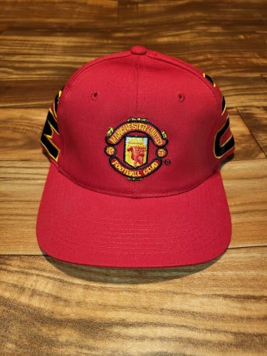 Vintage RARE Manchester United Football Club Sports Soccer Champion Hat Snapback