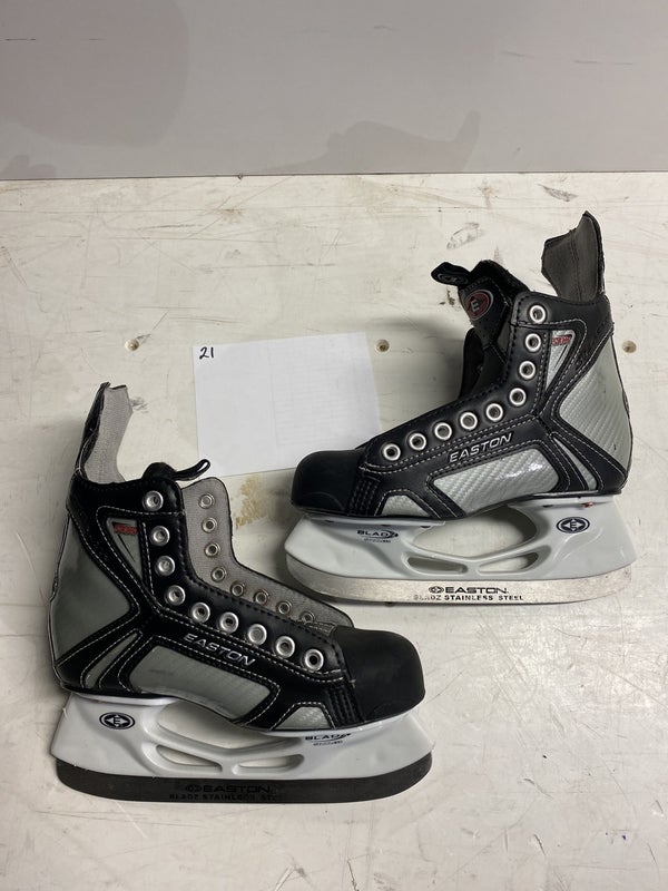 Easton Stealth S17 White Ice Skates - Senior, Pure Hockey Equipment