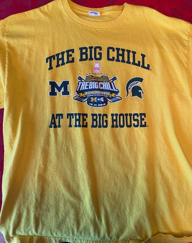 Michigan and Michigan St hockey shirt
