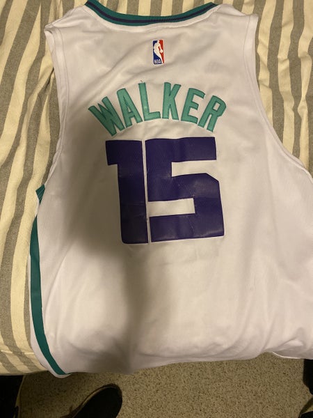 Kemba Walker Boston Celtics Game-Used #8 White City Edition Jersey
