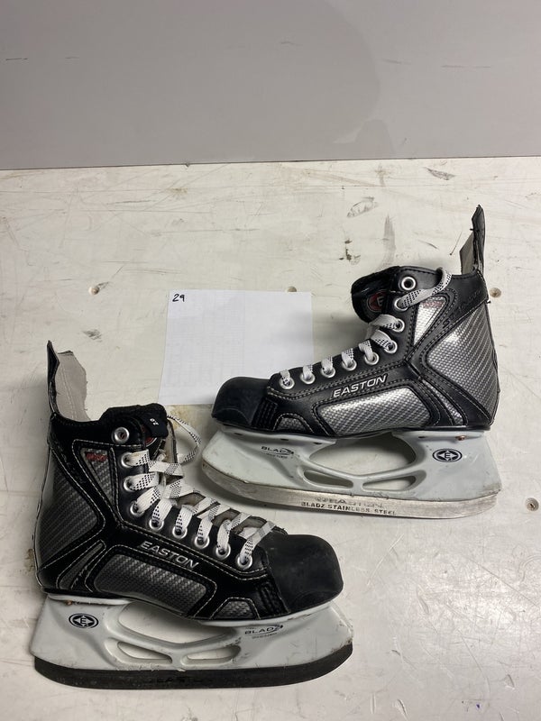 Easton Stealth S17 White Ice Skates - Senior, Pure Hockey Equipment