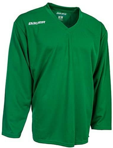 NWT Bauer 200 Series Youth Goalie Cut Core Practice Jersey Kelly Green