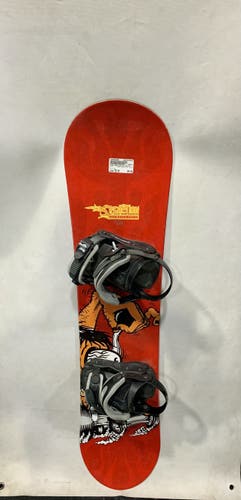 Used 5150 Reaction Sb 110 Cm 110 Cm Boys Snowboard Combo
