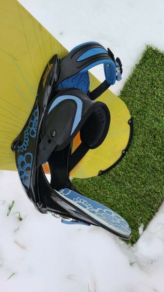 超美品 BURTON FEATHER 140×BURTON STILETTO Burton Feather Women's 145cm Snowboard with Burton Stiletto