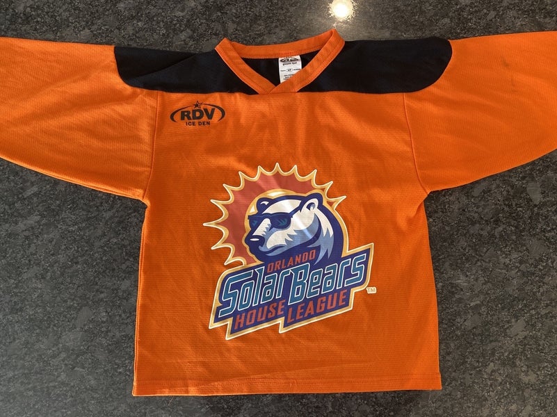 Custom Orlando Solar Bears Eric Faille David Bell Hockey Jersey