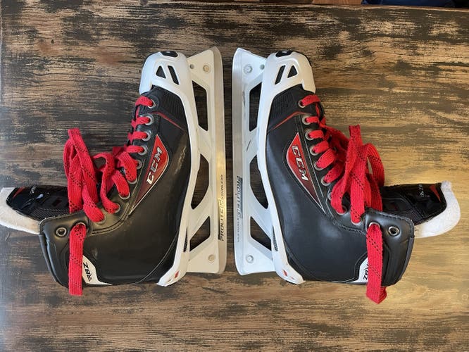 Senior CCM Regular Width  Size 10.5 RBZ Hockey Goalie Skates
