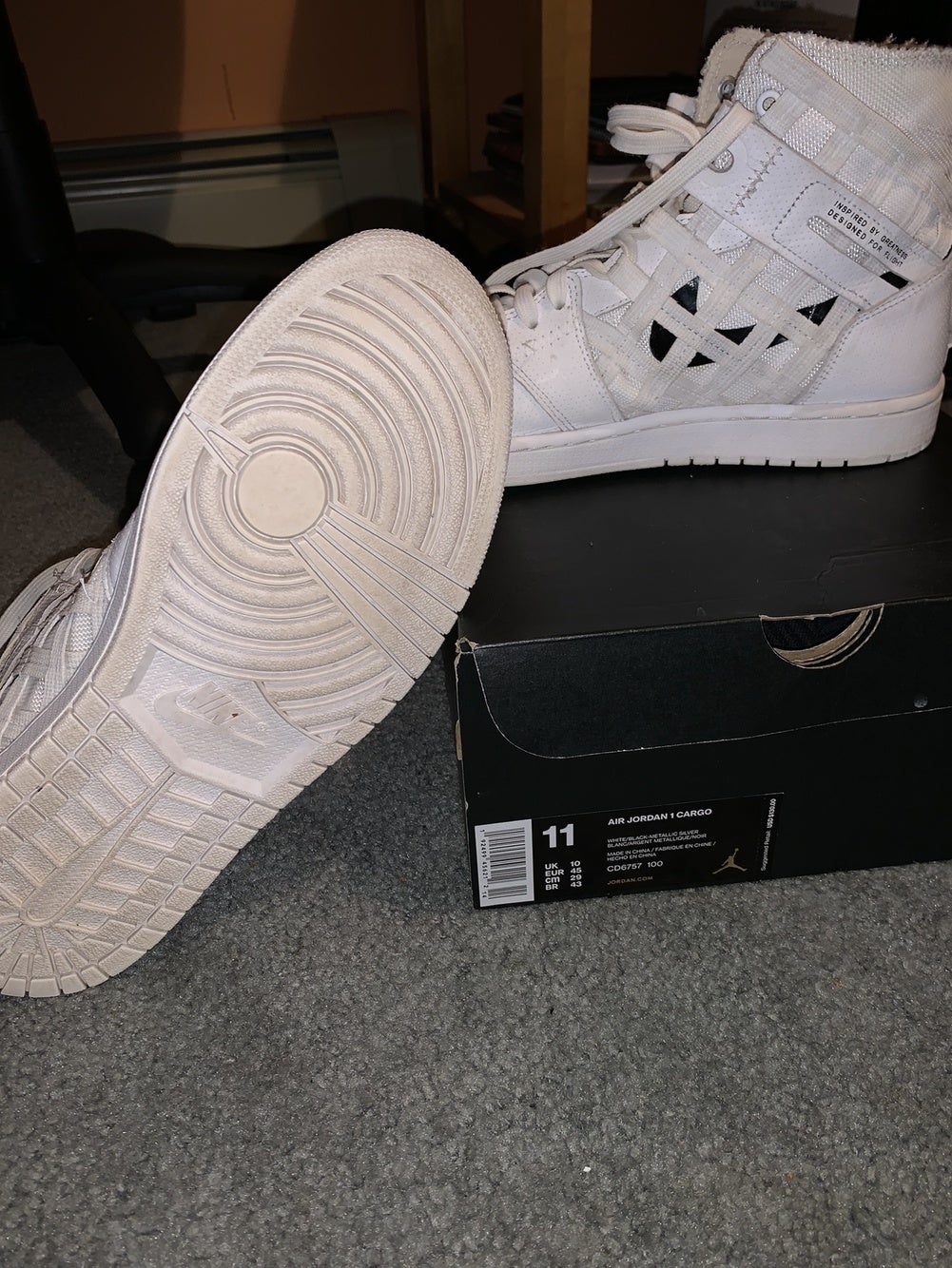 air jordan 1 cargo white