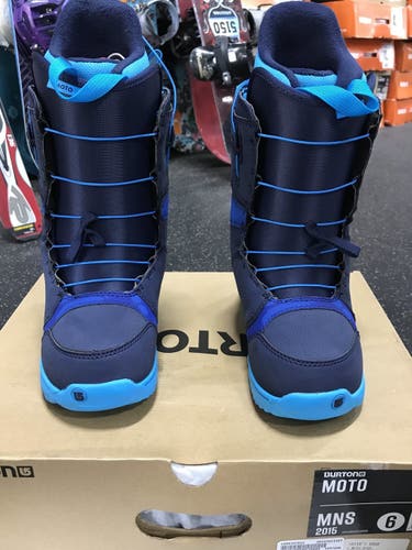 Used Burton Moto 2015 Senior 6 Snowboard Mens Boots