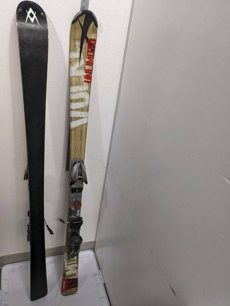 Volkl Unlimited Skis W/Marker Bindings Size 147 cm Gold Used