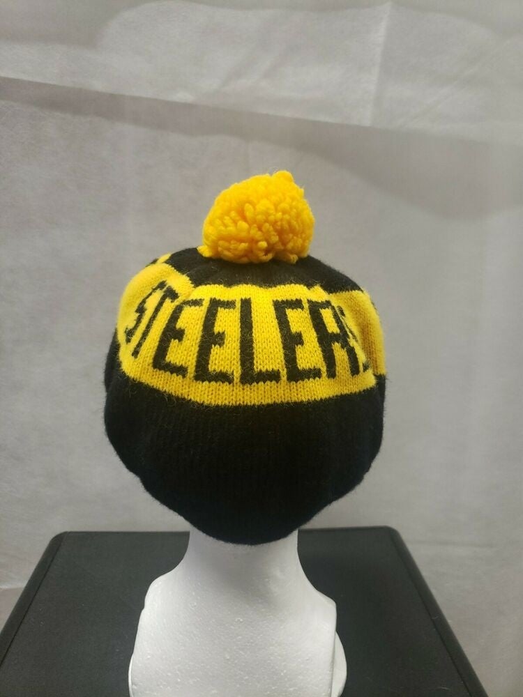 Pittsburgh Steelers New Era Confident Pom Knit Hat