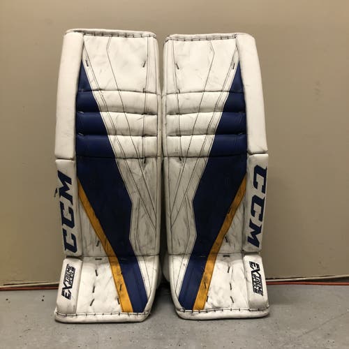 34" +1.5 CCM Goalie Leg Pads Pro Stock