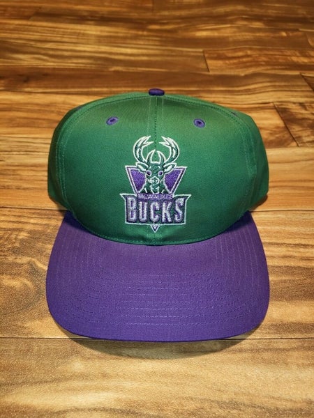 Milwaukee Bucks Starter Hat SnapBack Vintage NBA Used