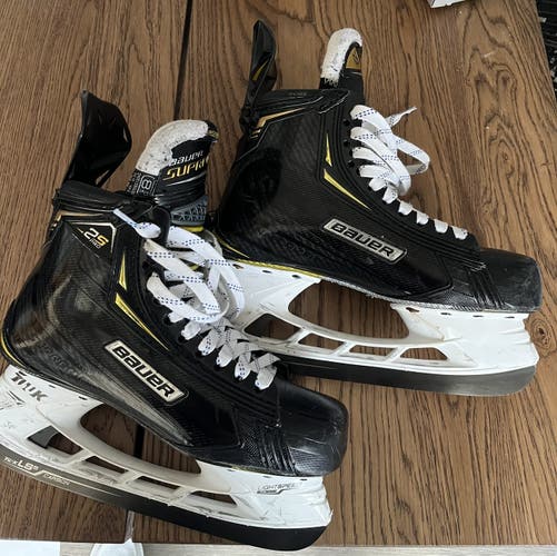 Senior Bauer Regular Width Size 8.5 Supreme 2S Pro Hockey Skates