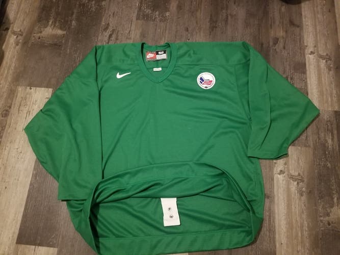 Team Czech Republic IIHF 56 Nike Jersey Pro Stock Green