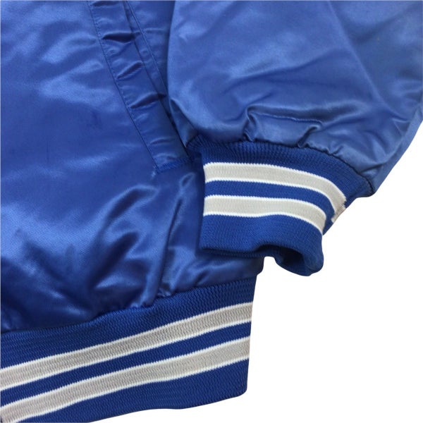 Seattle Seahawks Royal Throwback Classic Satin Jacket