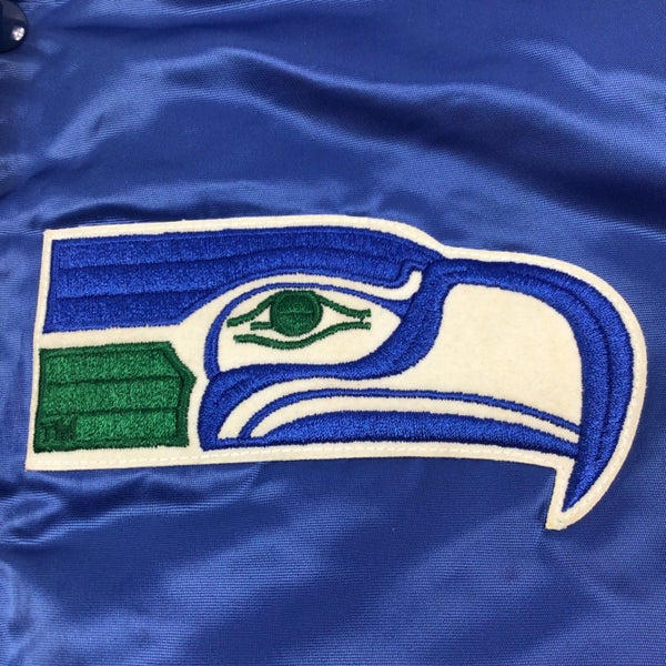 Vintage Seattle Seahawks NFL satin bomber