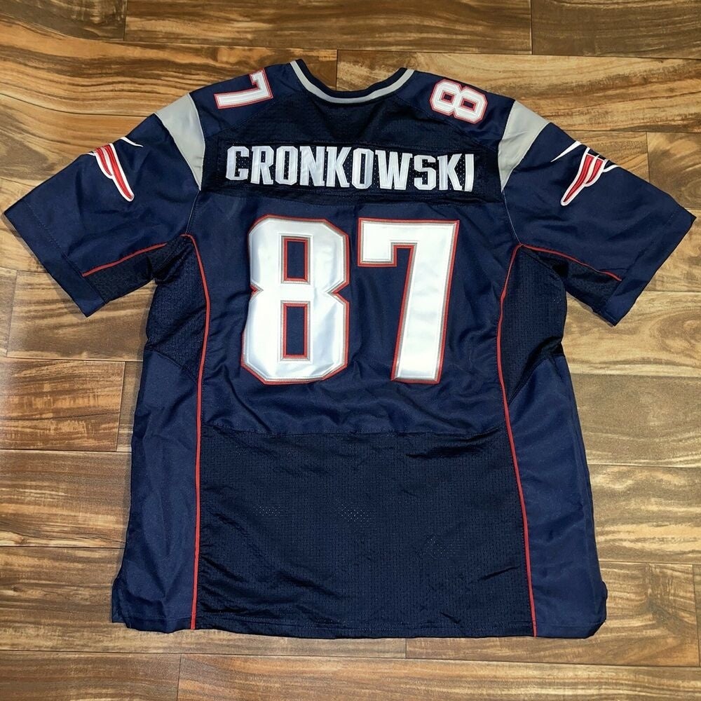 Rob Gronkowski #87 New England Patriots Nike On-Field NFL Jersey