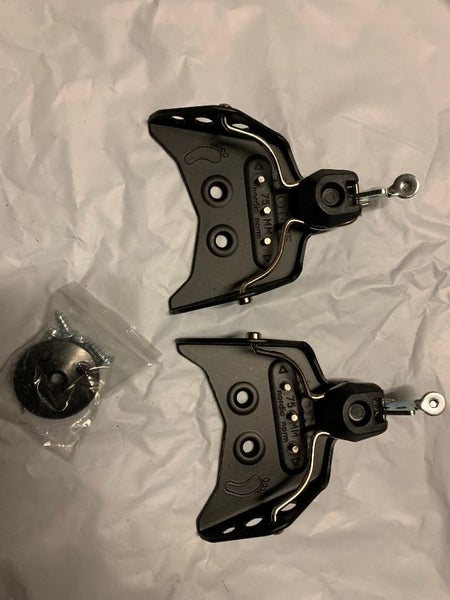 NEW 2022 Whitewoods Erik Sports 75mm Pin Cross Country Ski Bindings with  Hardware  Backplates SidelineSwap