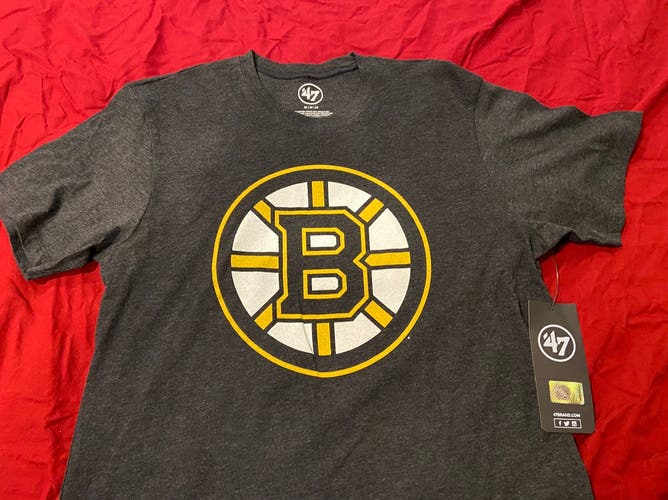 NHL Boston Bruins '47 Brand Hockey T-Shirt * NEW NWT