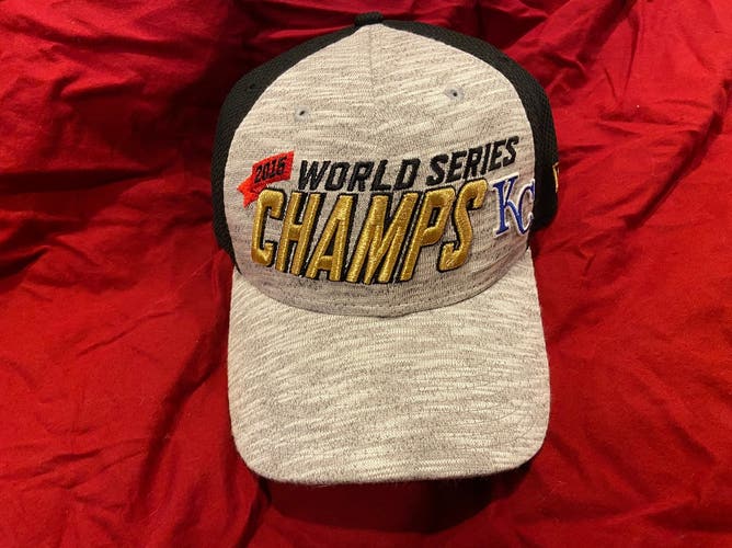 MLB Kansas City Royals 2015 World Series Champions New Era Hat * One Size Fits Most * NEW