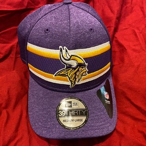 NFL Minnesota Vikings 39Thirty New Era Black Hat Size Medium-Large * NWT NEW