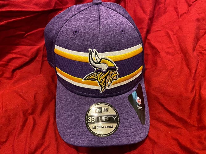 NFL Minnesota Vikings 39Thirty New Era Black Hat Size Medium-Large * NWT NEW