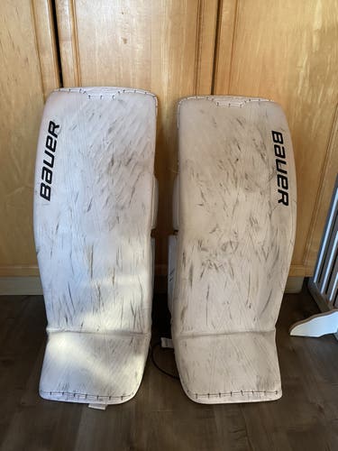 Bauer Ultrasonic Goalie Leg Pads - Size Small