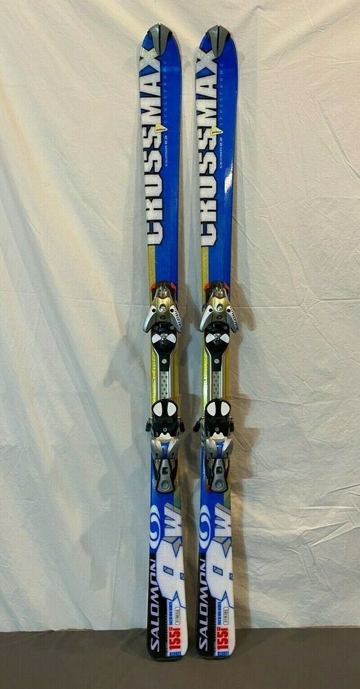 Salomon Crossmax 8W 155cm 108-69-102 r=13m Women's Skis S810 Ti Bindings | SidelineSwap