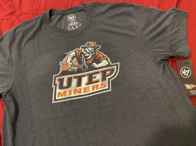 NCAA UTEP Miners '47 Brand T-Shirt * NEW NWT