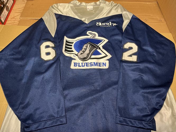 RHI Chicago Bluesmen game worn jersey #62 Beyer