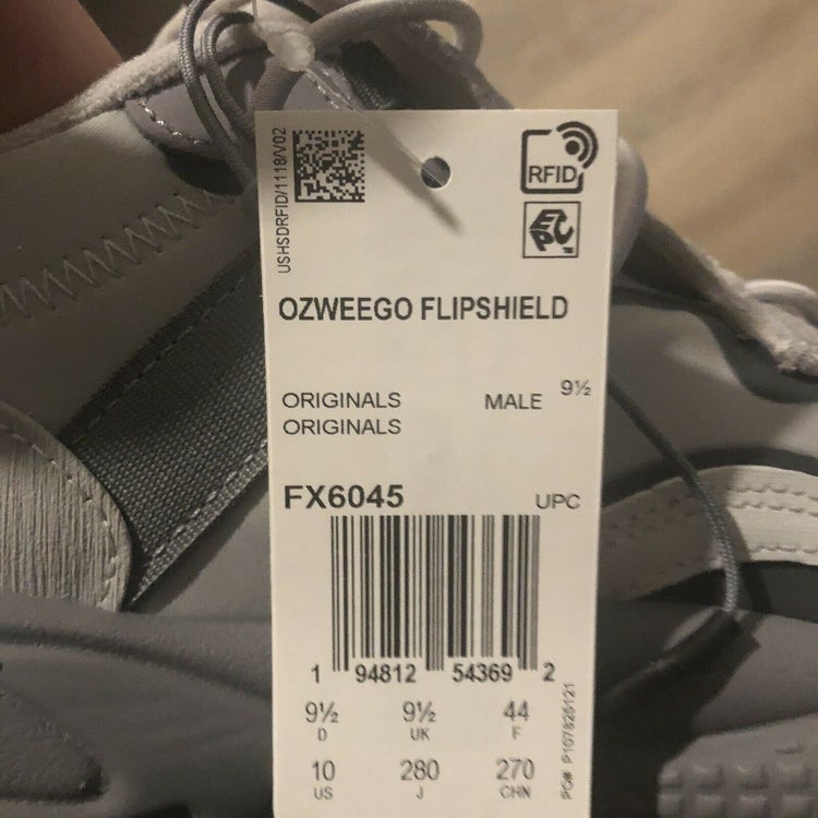 Adidas Ozweego Flipshield Grey Acid Orange Shoes Size 10 FX6045 Grey Orange  | SidelineSwap