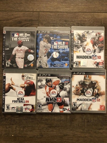buitenspiegel psychologie Consequent PS3 Sports games lot of 6 (Madden, The Show, NHL, NCAA) | SidelineSwap