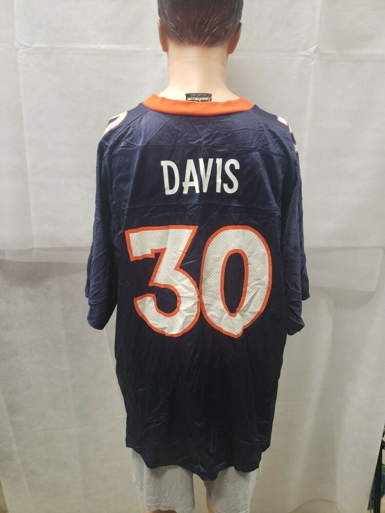 1997-00 DENVER BRONCOS DAVIS #30 LOGO ATHLETIC JERSEY (HOME) Y - Classic  American Sports