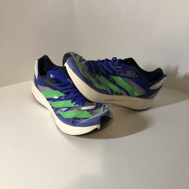 Adidas Adizero Adios Pro 2 Sonic Ink Scream Green Men's Running FY4082 Size  8.5 | SidelineSwap