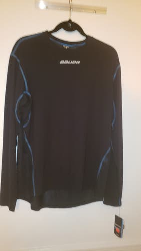 New Bauer Base Layer Long Sleeve Shirt - Men's Large