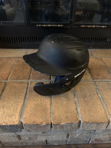 Rawlings Mach Matte Black Batting Helmet With Face Guard